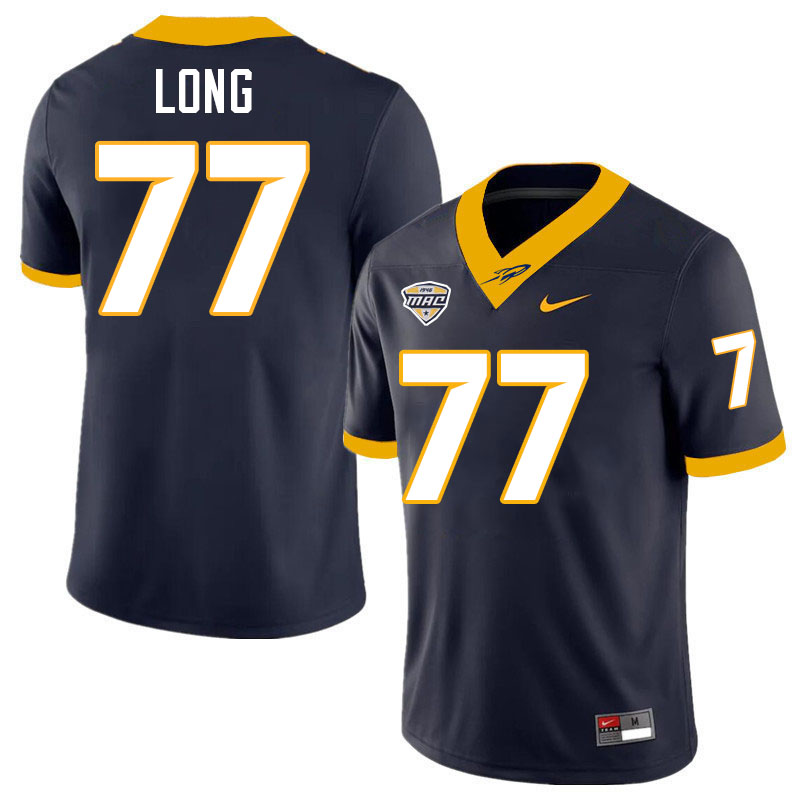 Mel Long Toledo Jersey,Toledo Rockets #77 Mel Long Jersey Youth College-Navy